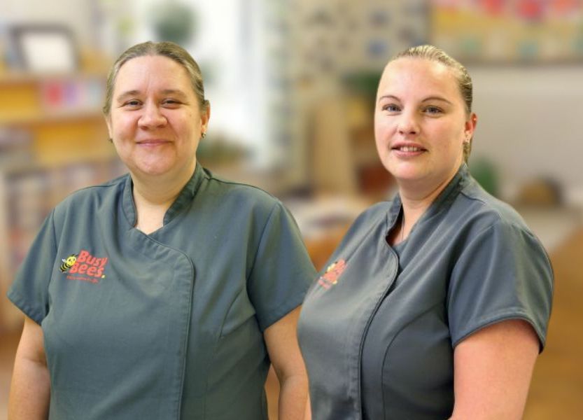 Charlotte Joy and  Laura Hoare - Centre Director