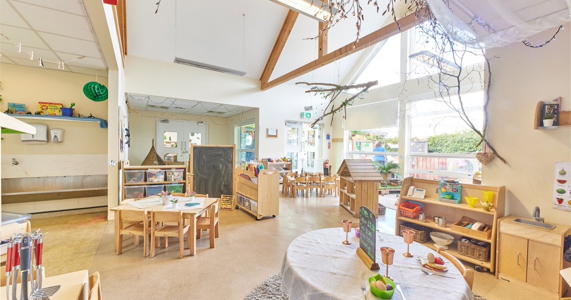 open and airy well equipped room at Newcastle Brunton Kids 1st nursery by Busy Bees