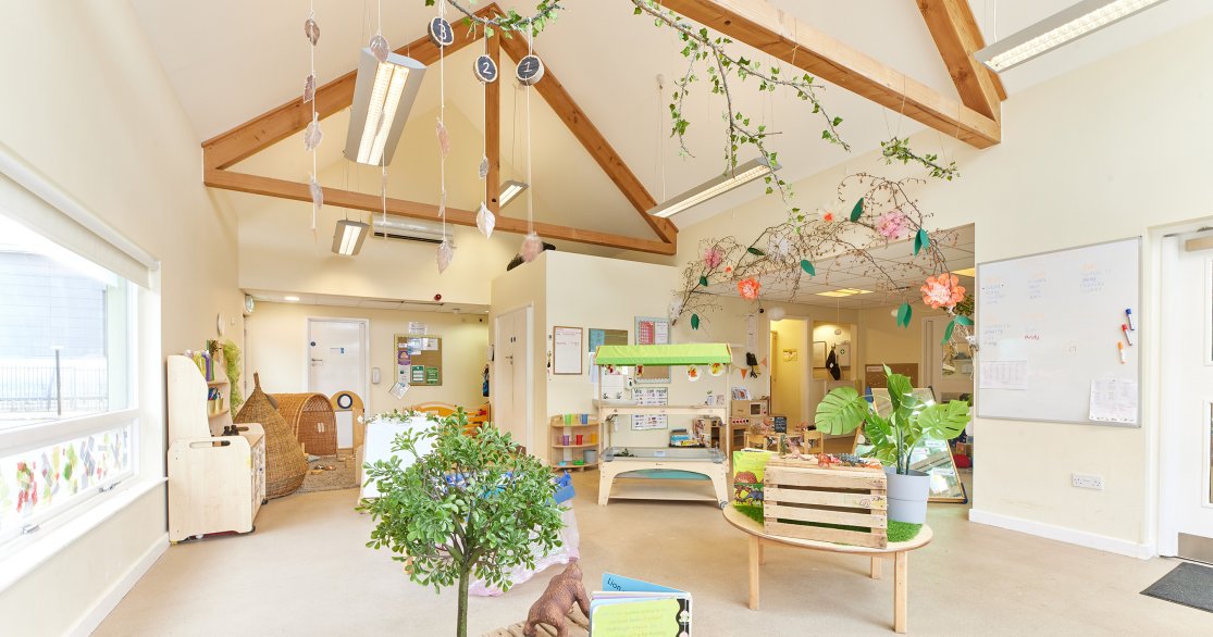 bright and open room at Newcastle Brunton Kids 1st nursery by Busy Bees